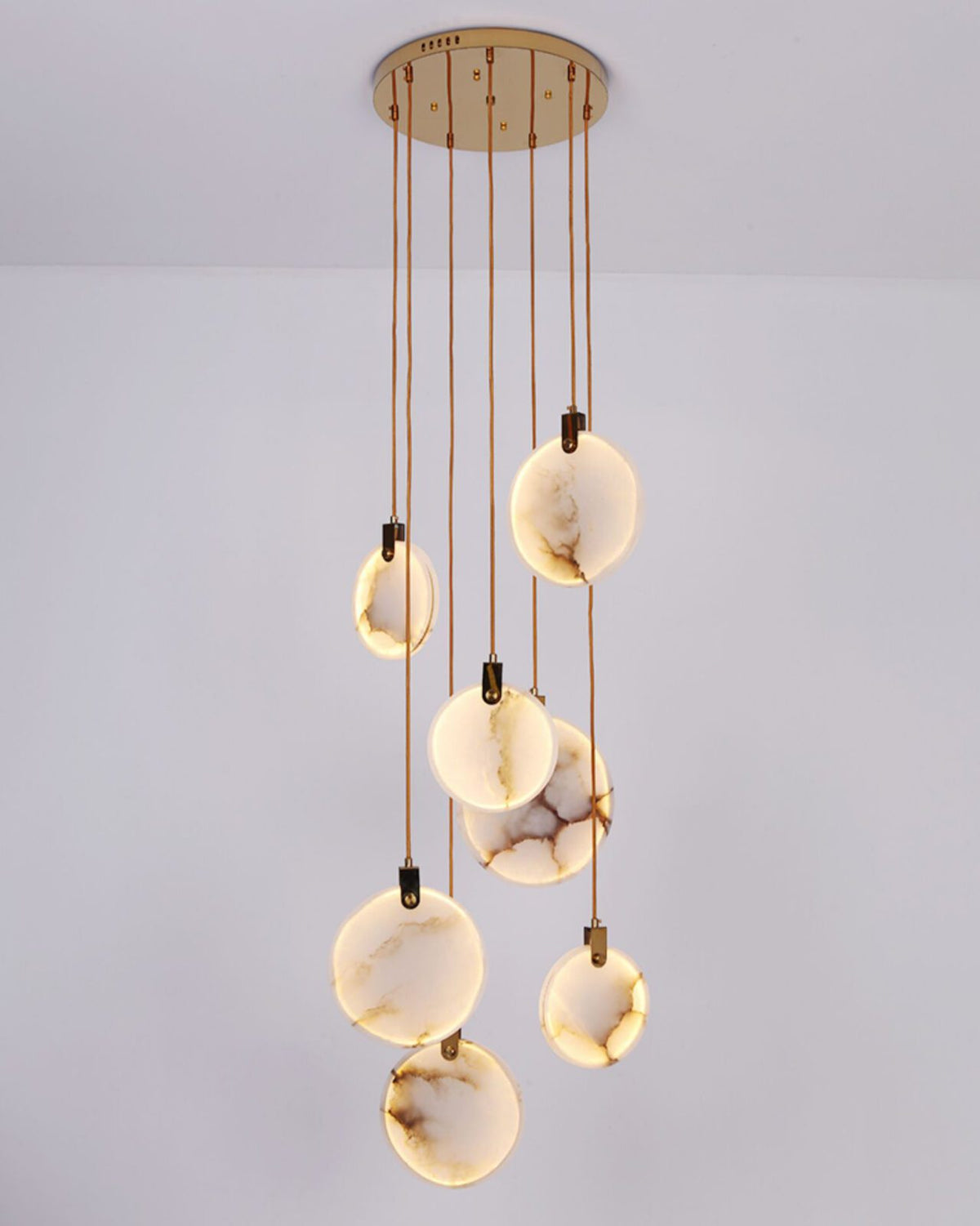 Nethenaria Alabaster Pendant Light-Moonnatur