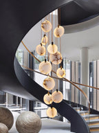 Nethenaria Alabaster Pendant Light-Moonnatur