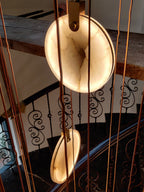 Nethenaria Alabaster Pendant Light-Moonnatur