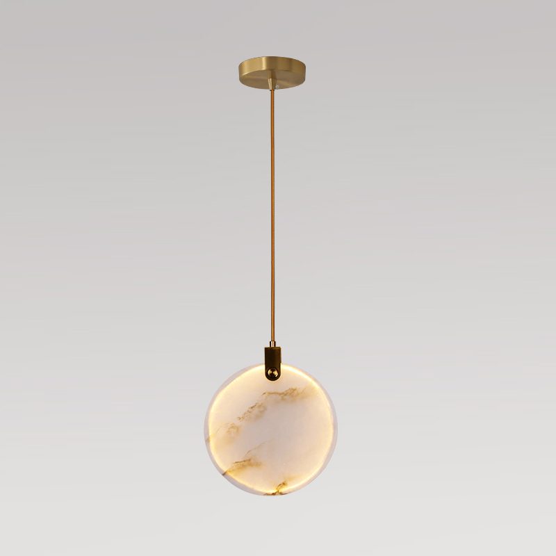 Nethenaria Alabaster Pendant Light-Moonnatur