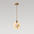 Nethenaria Alabaster Pendant Light-Moonnatur