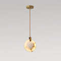 Nethenaria Alabaster Pendant Light-Moonnatur