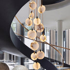 Nethenaria Alabaster Pendant Light-Moonnatur