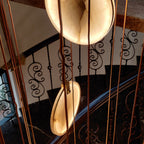 Nethenaria Alabaster Pendant Light-Moonnatur