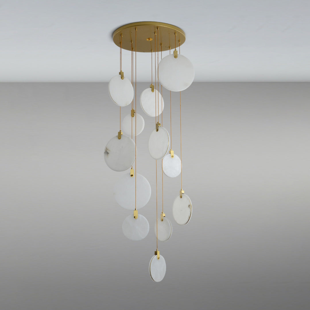 Nethenaria Alabaster Pendant Light-Moonnatur
