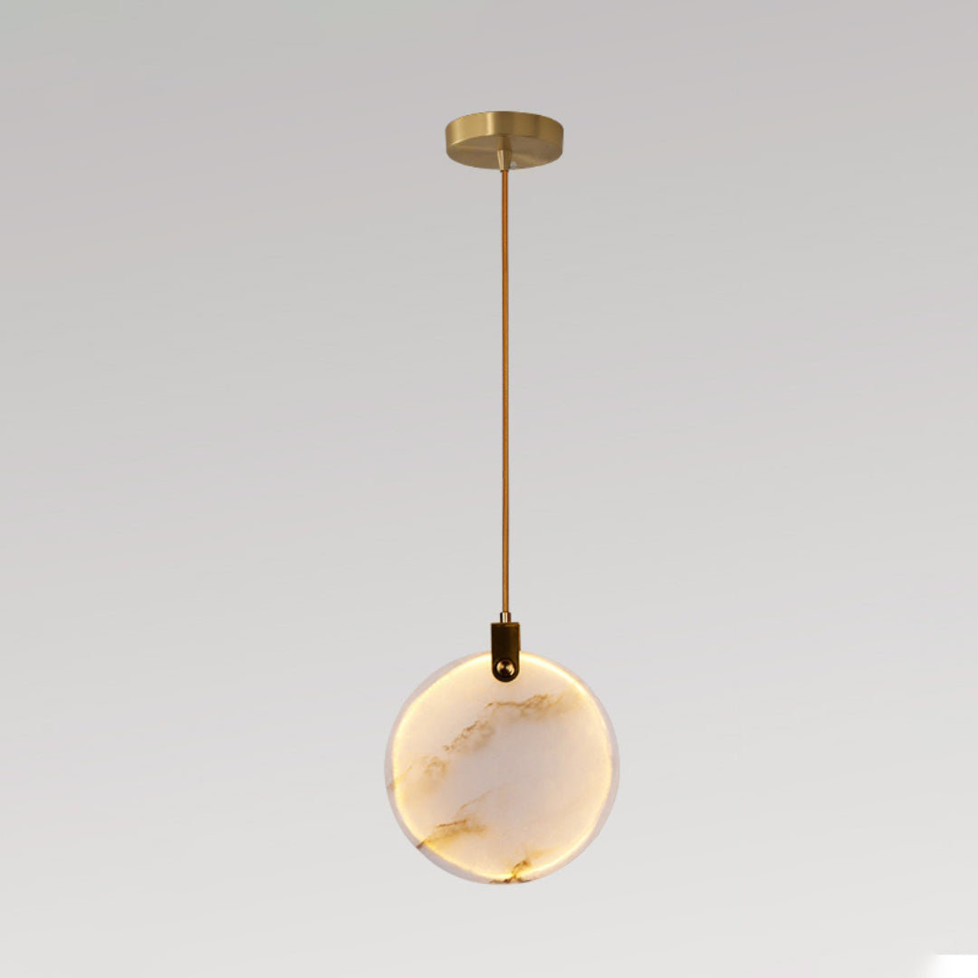 Nethenaria Alabaster Pendant Light-Moonnatur