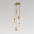 Nethenaria Alabaster Pendant Light-Moonnatur