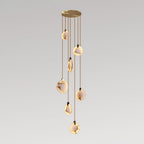 Nethenaria Alabaster Pendant Light-Moonnatur
