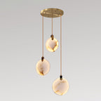 Nethenaria Alabaster Pendant Light-Moonnatur