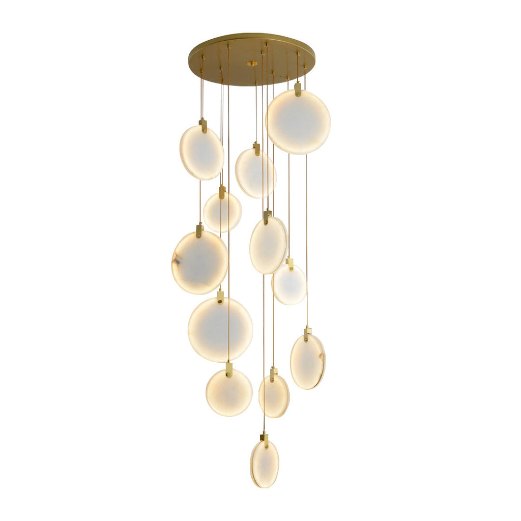 Nethenaria Alabaster Pendant Light-Moonnatur