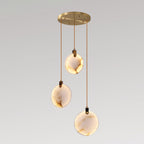 Nethenaria Alabaster Pendant Light-Moonnatur