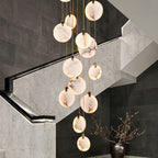 Nethenaria Alabaster Pendant Light-Moonnatur