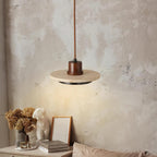 Carneliel Travertine Pendant Light-Moonnatur