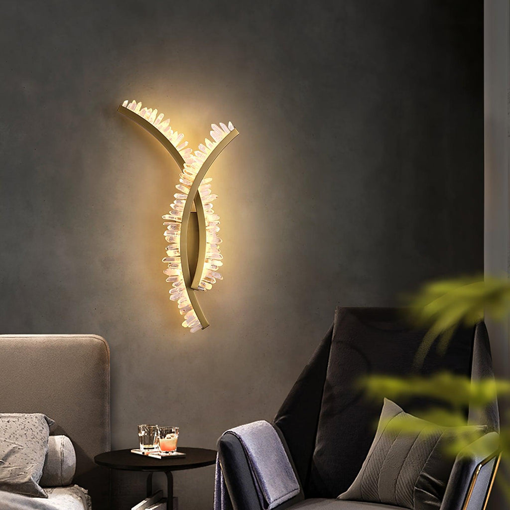 Valenia Crystal Wall Light-Moonnatur