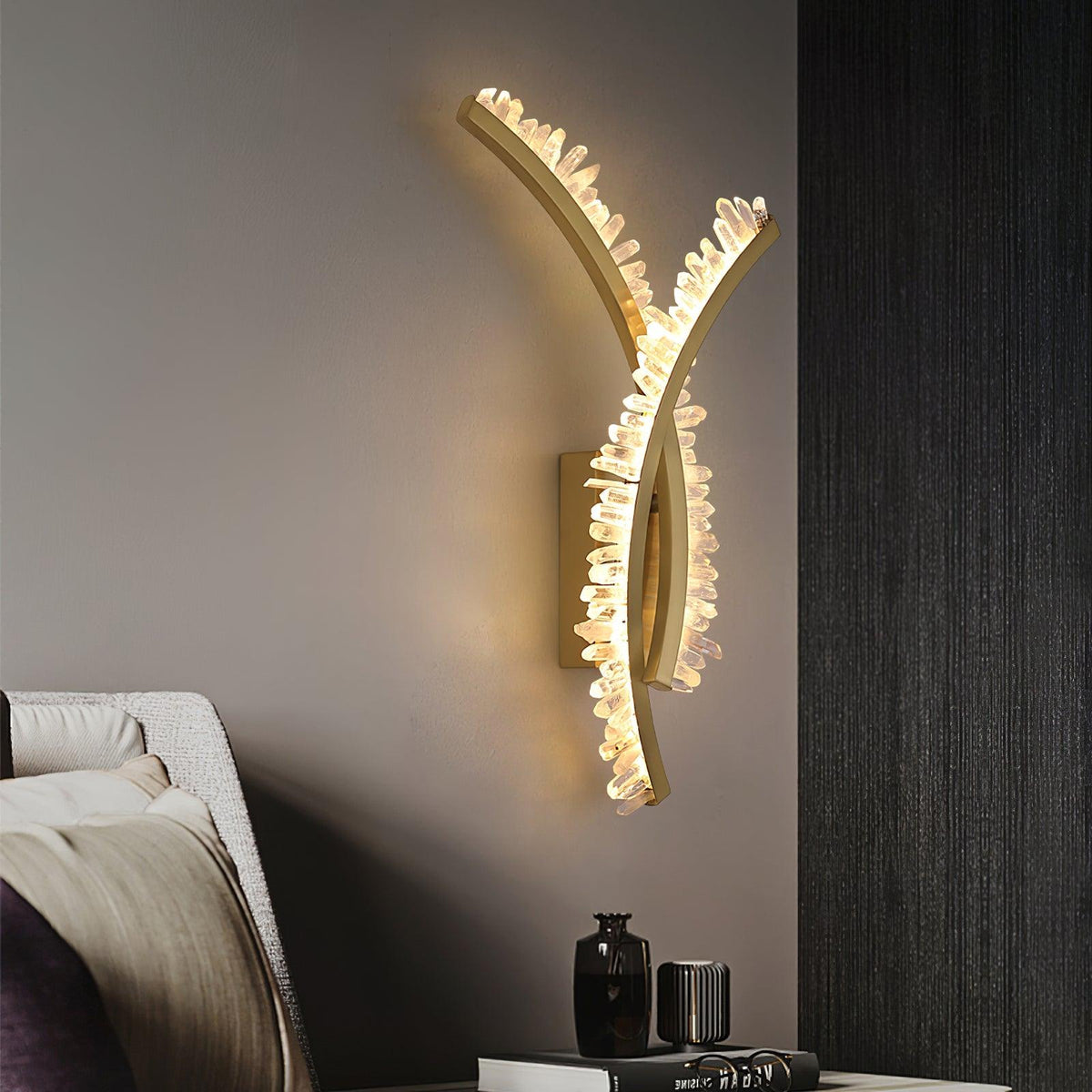 Valenia Crystal Wall Light-Moonnatur