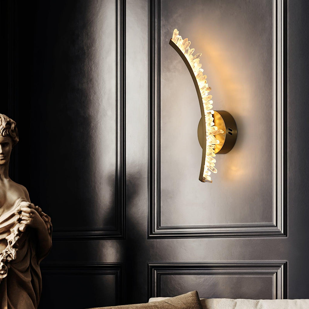 Valenia Crystal Wall Light-Moonnatur