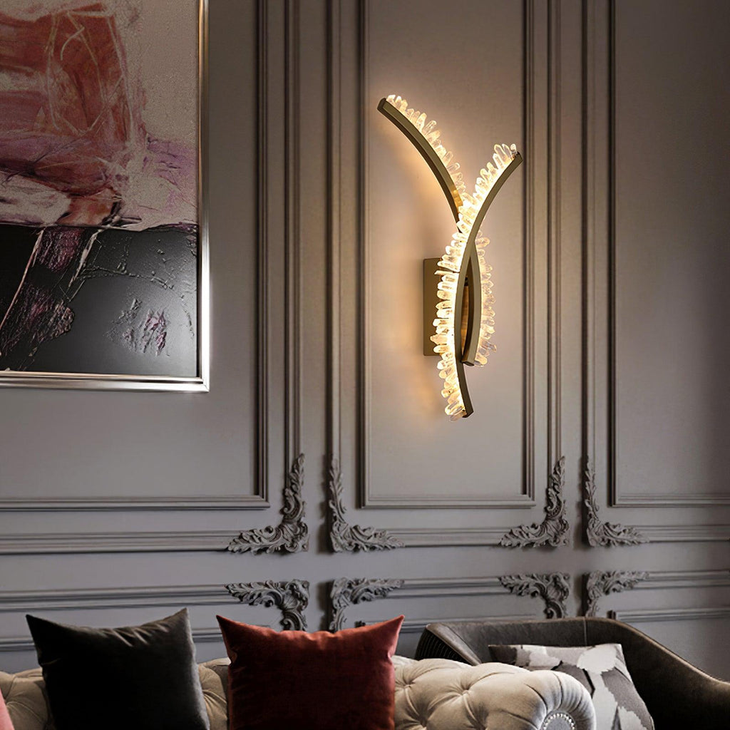 Valenia Crystal Wall Light-Moonnatur