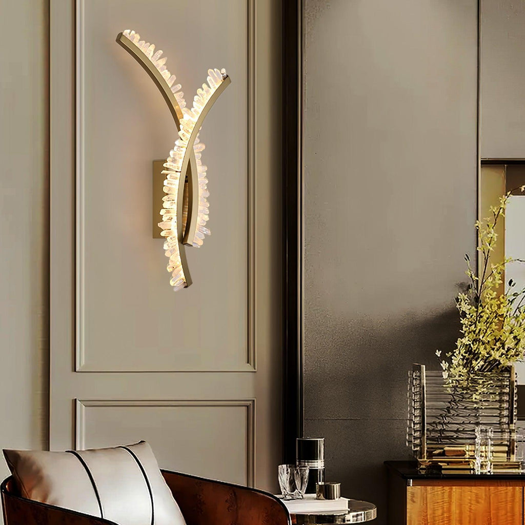 Valenia Crystal Wall Light-Moonnatur