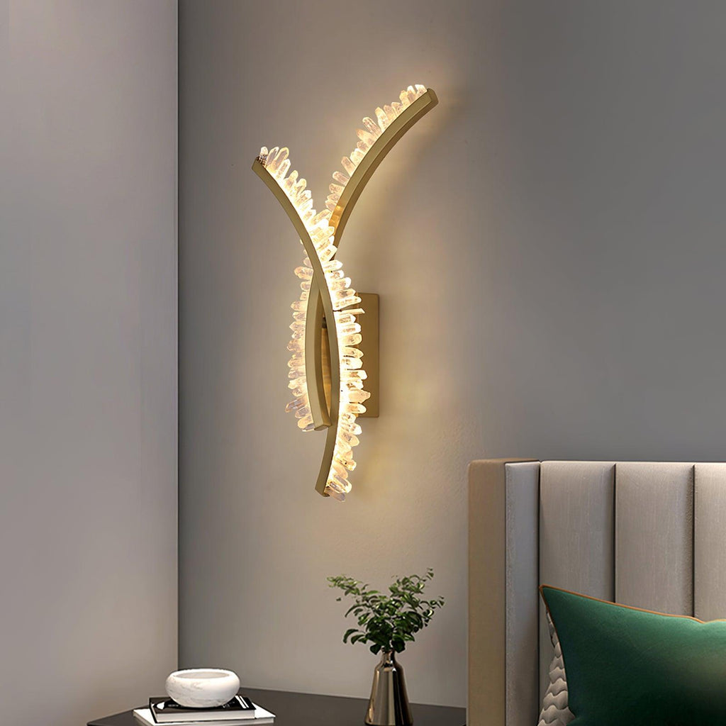 Valenia Crystal Wall Light-Moonnatur