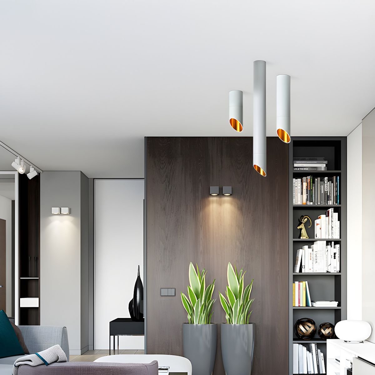 Carrowlyn Aluminium Ceiling Light-Moonnatur