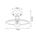 Islenbrook Glass Ceiling Light-Moonnatur
