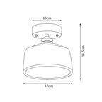 Islenbrook Glass Ceiling Light-Moonnatur