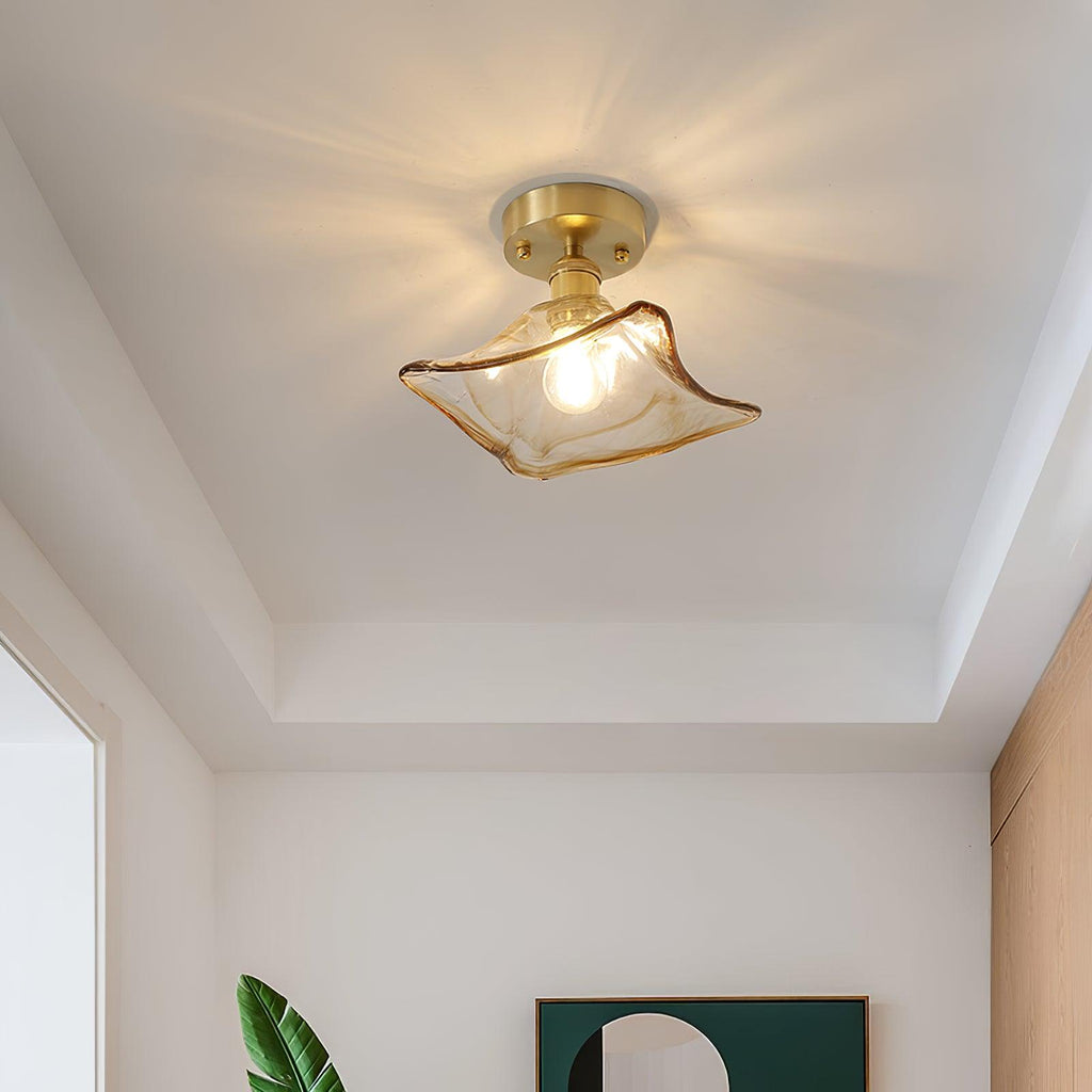 Islenbrook Glass Ceiling Light-Moonnatur