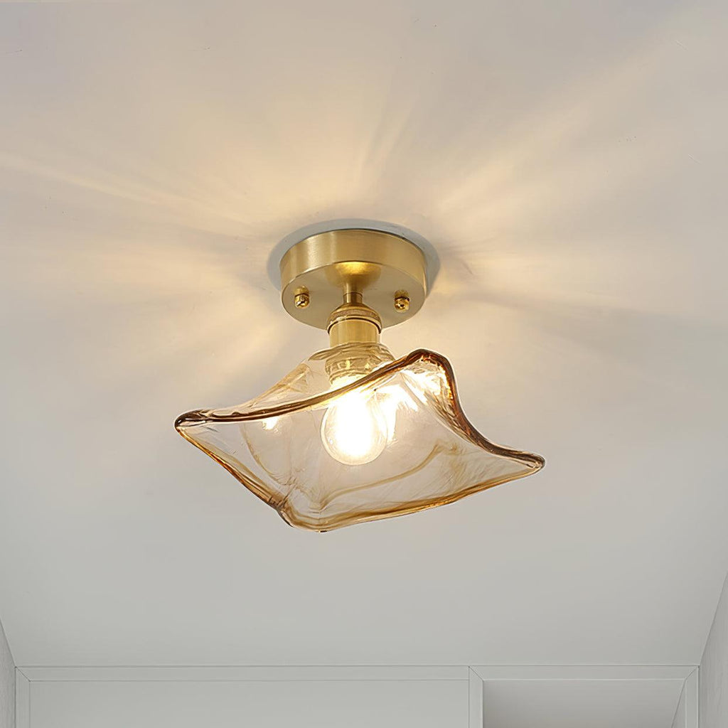 Islenbrook Glass Ceiling Light-Moonnatur