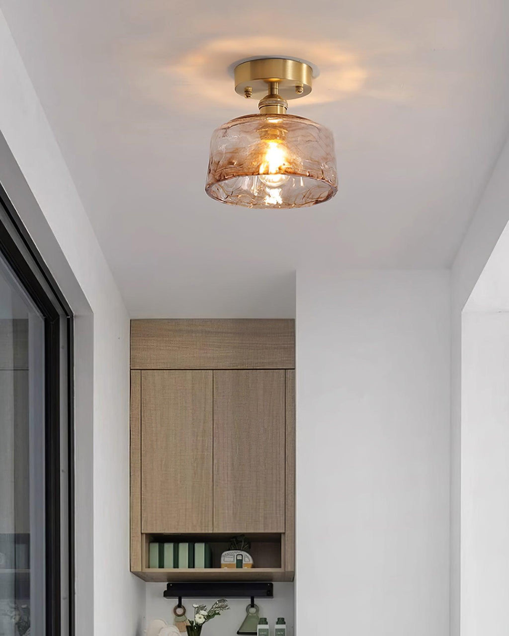 Islenbrook Glass Ceiling Light-Moonnatur