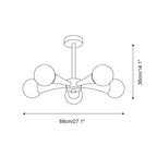 Veyrenheath Travertine Ceiling Light-Moonnatur
