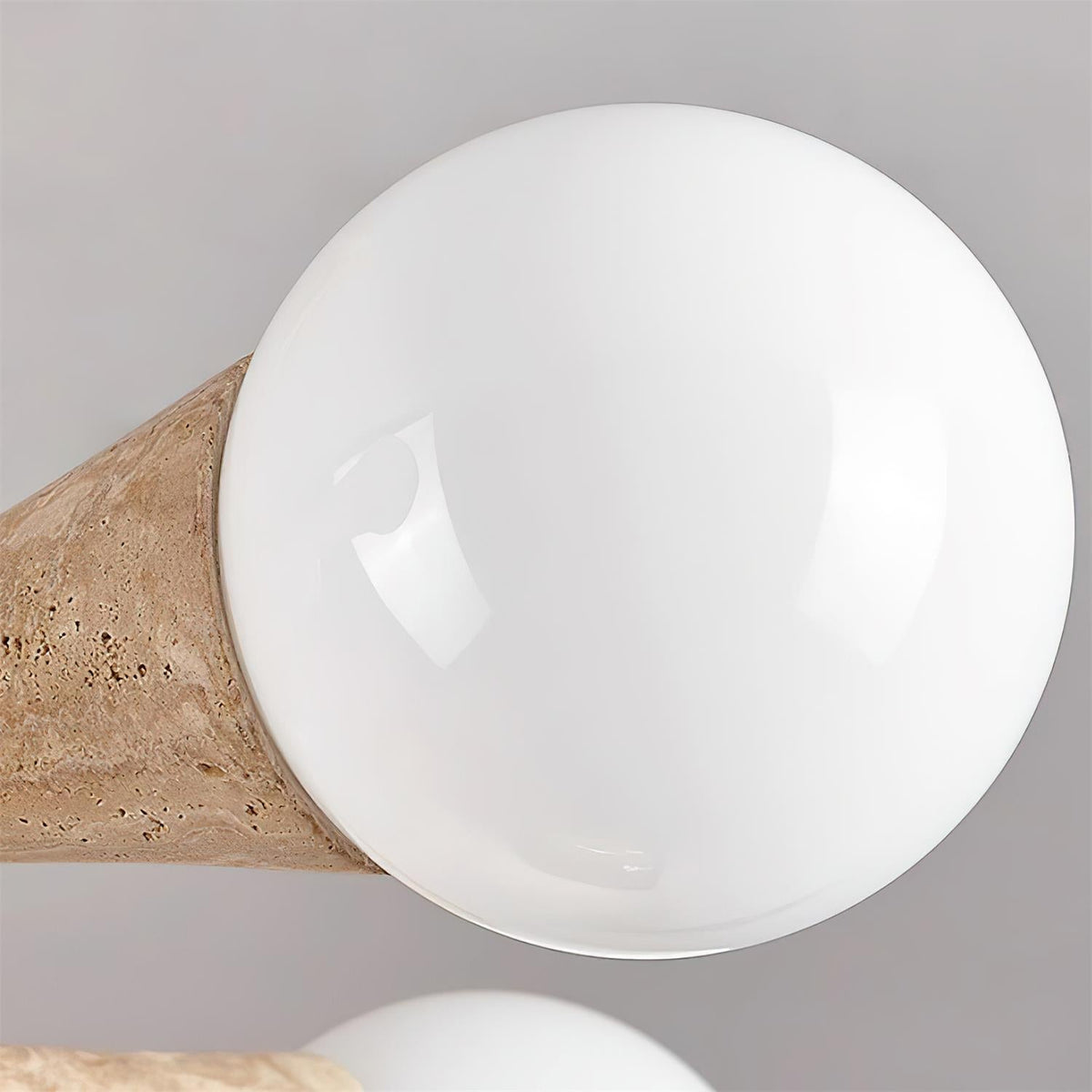 Veyrenheath Travertine Ceiling Light-Moonnatur