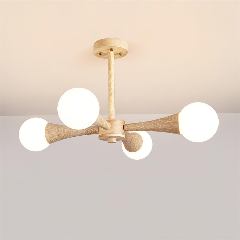 Veyrenheath Travertine Ceiling Light-Moonnatur