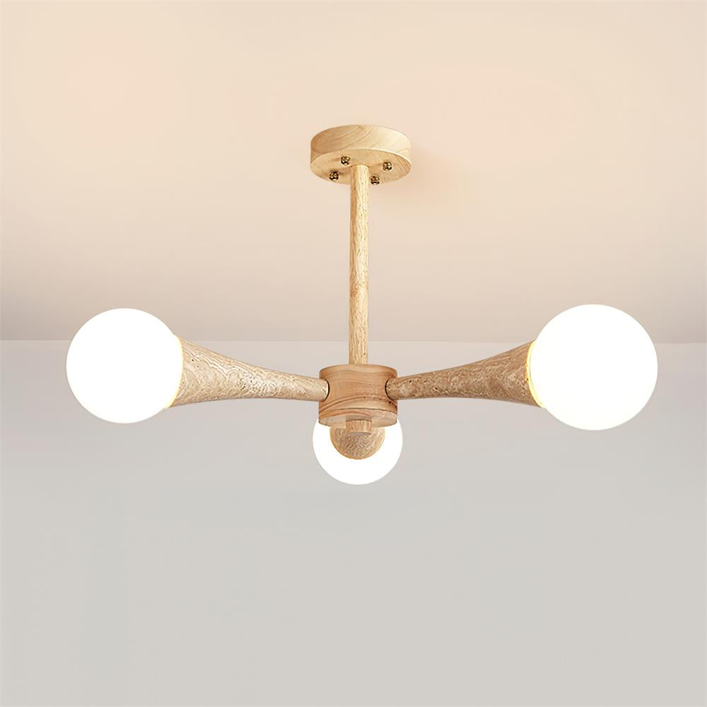 Veyrenheath Travertine Ceiling Light-Moonnatur