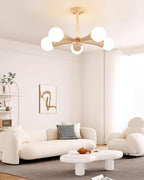Veyrenheath Travertine Ceiling Light-Moonnatur