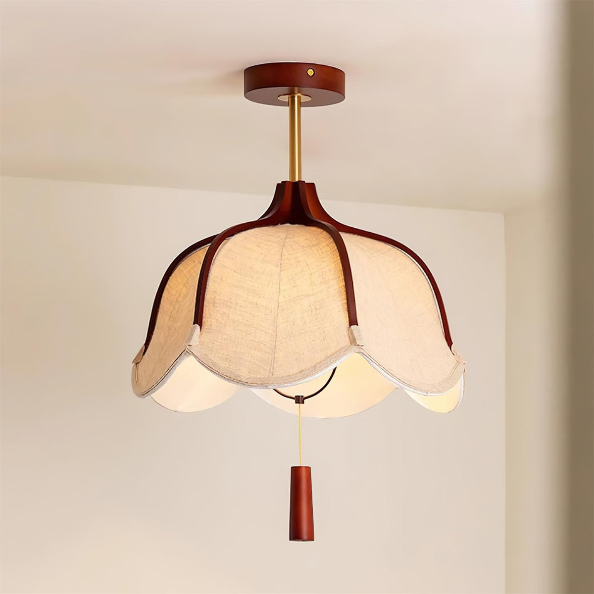 Morreloria Fabric Ceiling Light-Moonnatur
