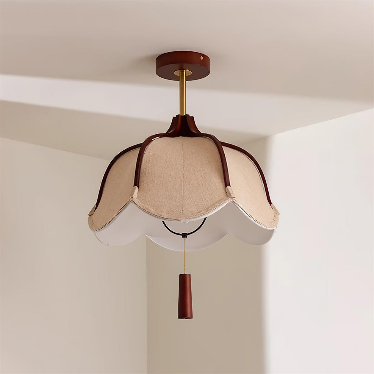 Morreloria Fabric Ceiling Light-Moonnatur