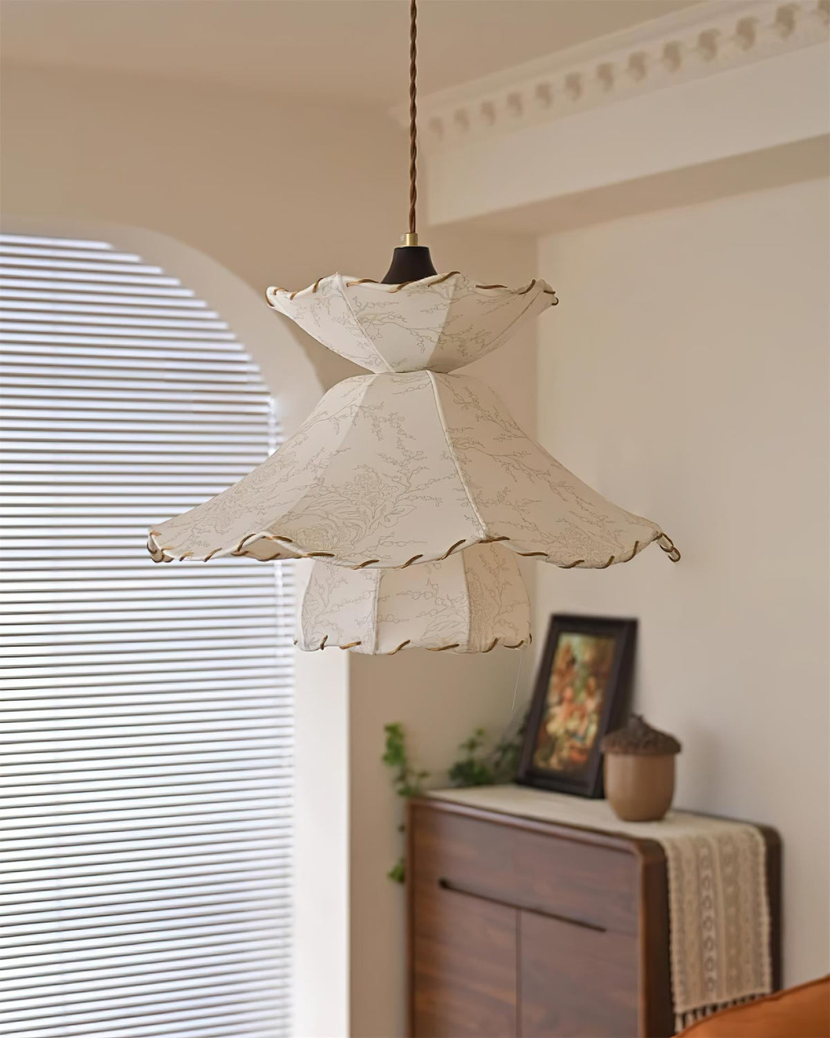 Farnelevia Fabric Pendant Light-Moonnatur
