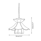 Farnelevia Fabric Pendant Light-Moonnatur