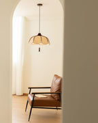 Cumberlynne Fabric Pendant Light-Moonnatur