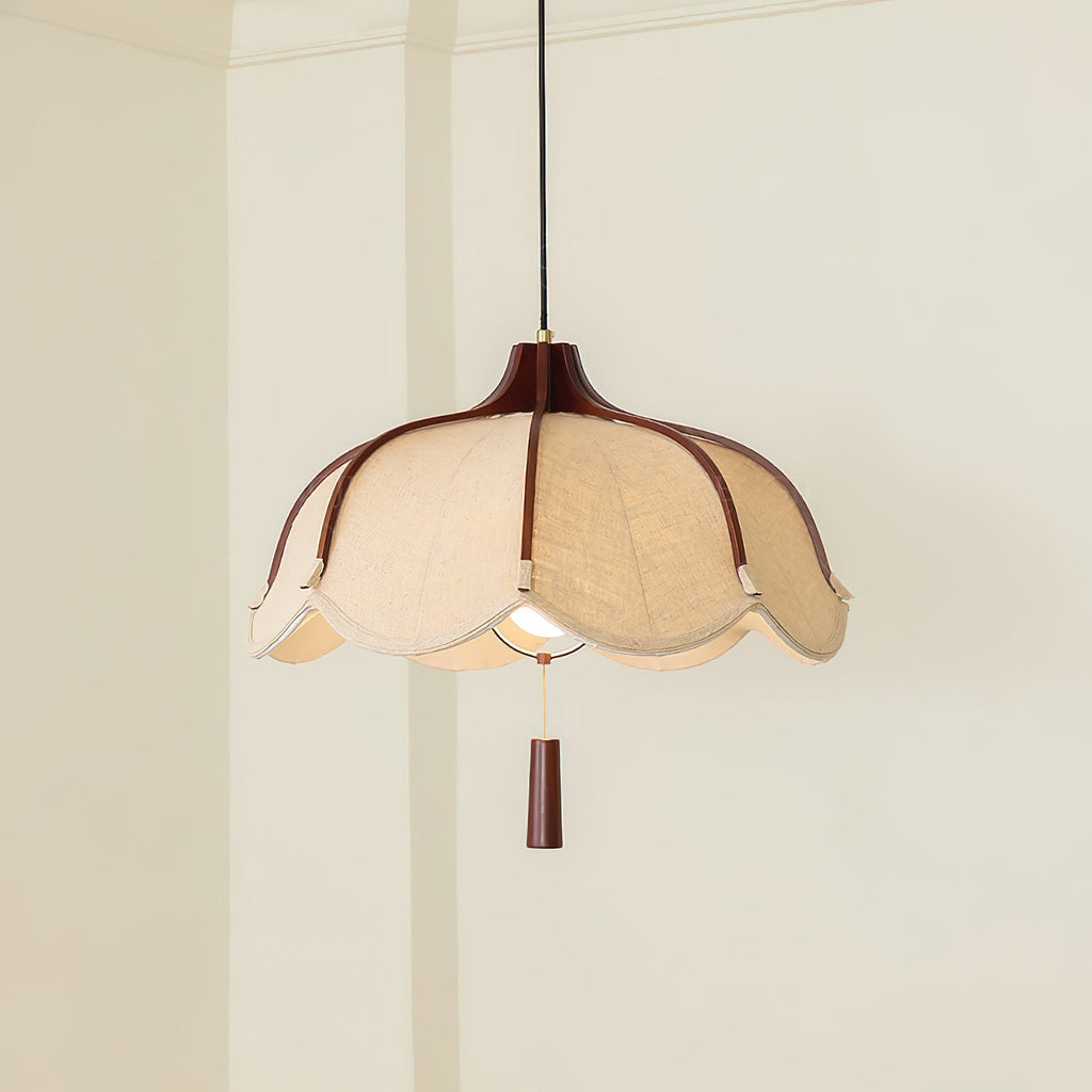 Cumberlynne Fabric Pendant Light-Moonnatur