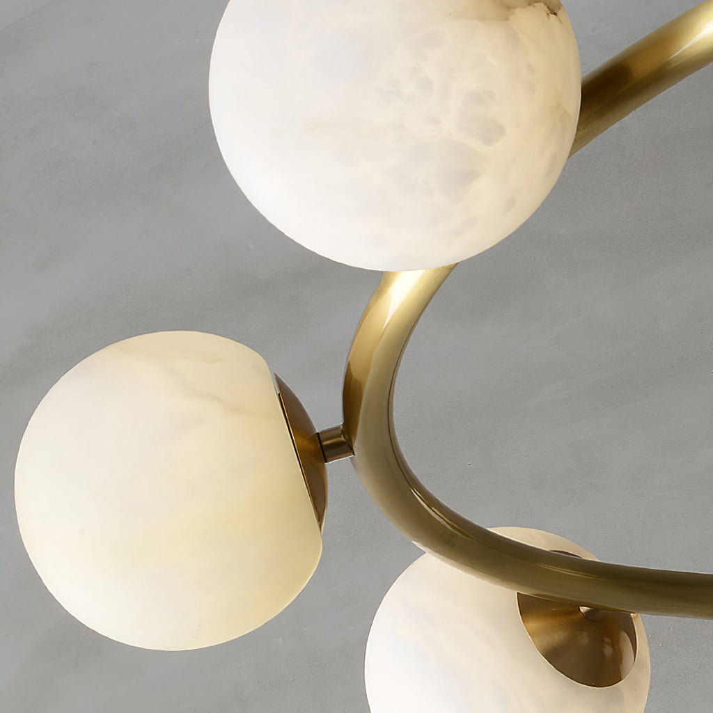 Barrowgrove Alabaster Chandelier-Moonnatur