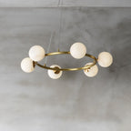 Barrowgrove Alabaster Chandelier-Moonnatur