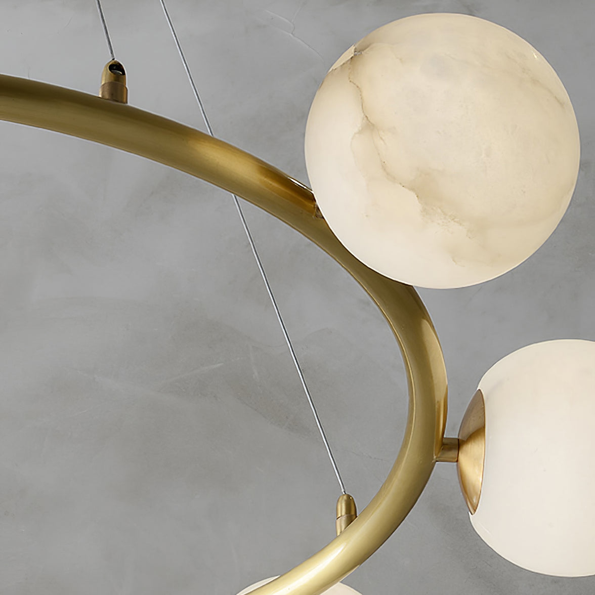 Barrowgrove Alabaster Chandelier-Moonnatur