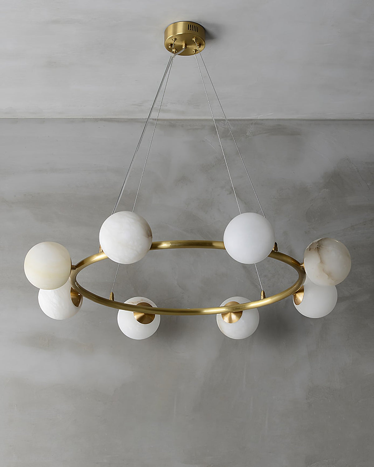 Barrowgrove Alabaster Chandelier-Moonnatur