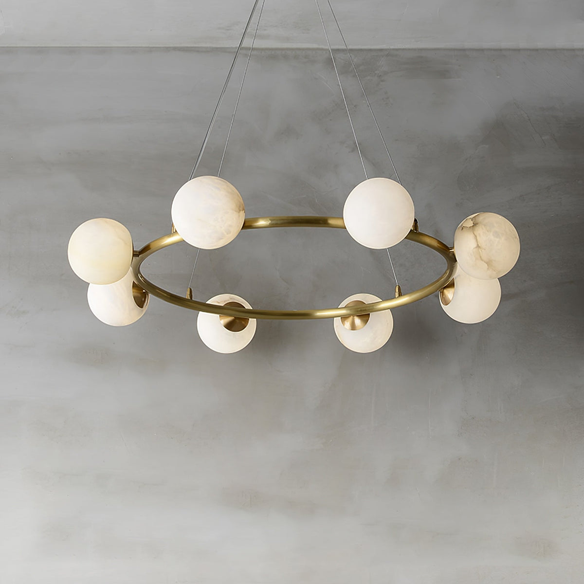 Barrowgrove Alabaster Chandelier-Moonnatur