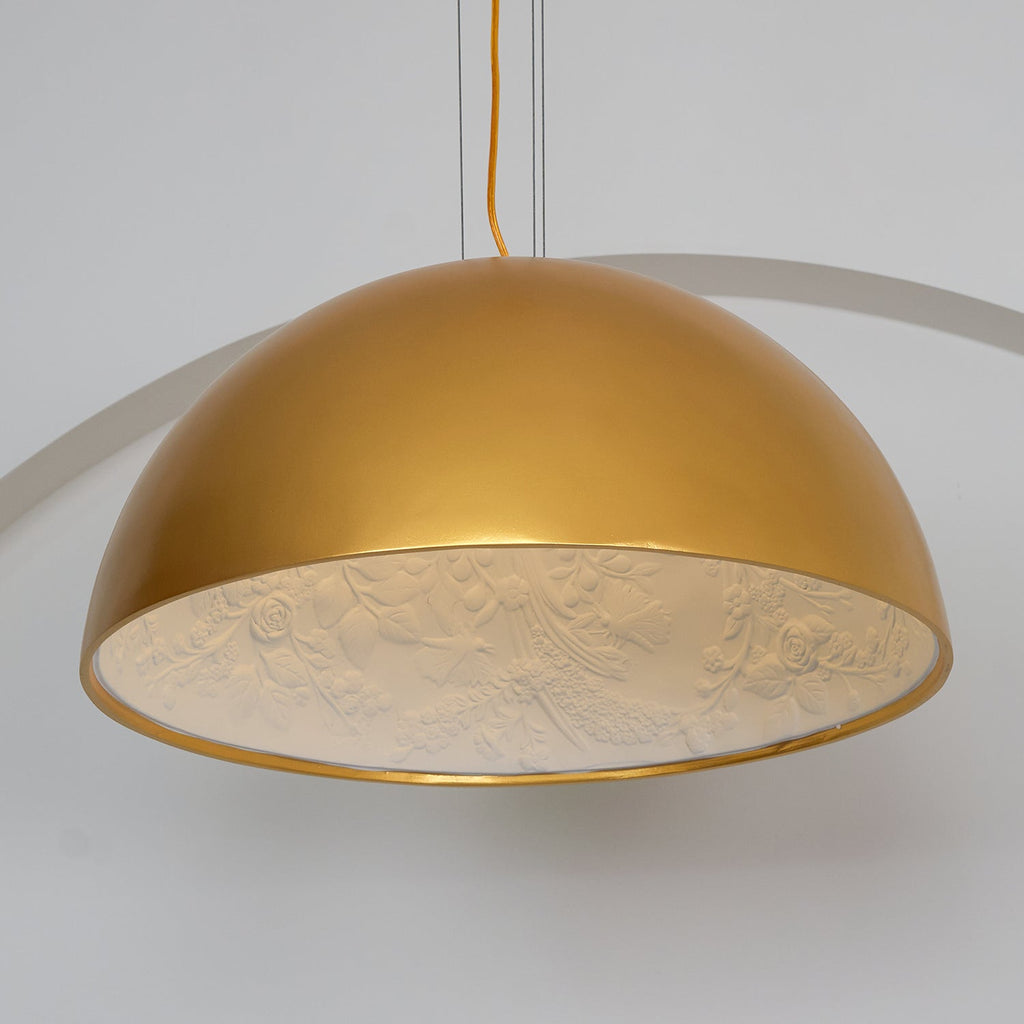 Zamoria Plaster Pendant Lamp-Moonnatur