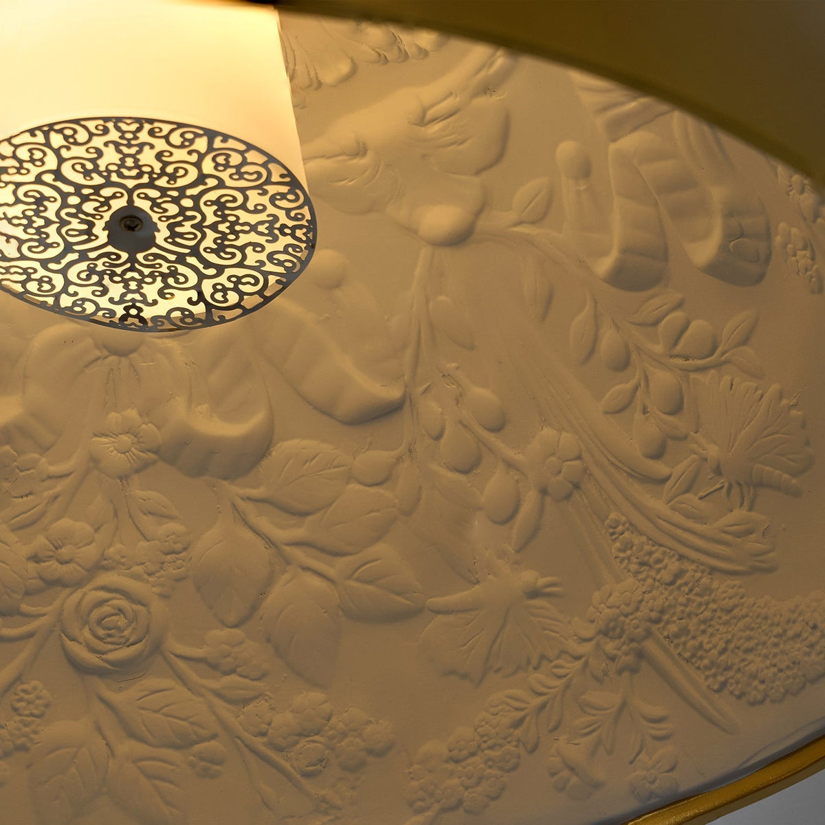 Zamoria Plaster Pendant Lamp-Moonnatur