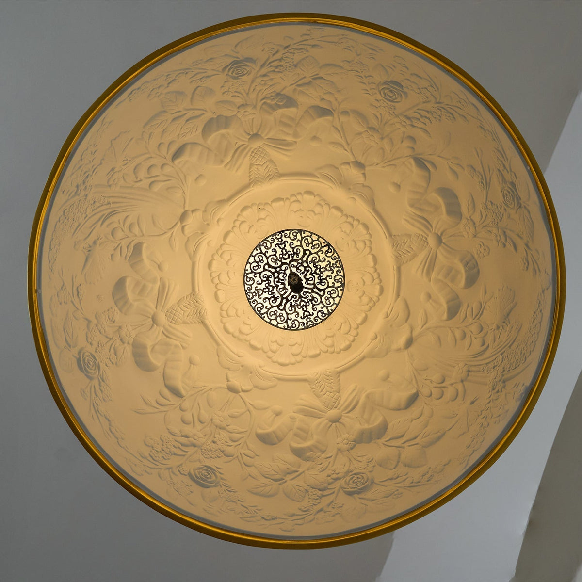 Zamoria Plaster Pendant Lamp-Moonnatur