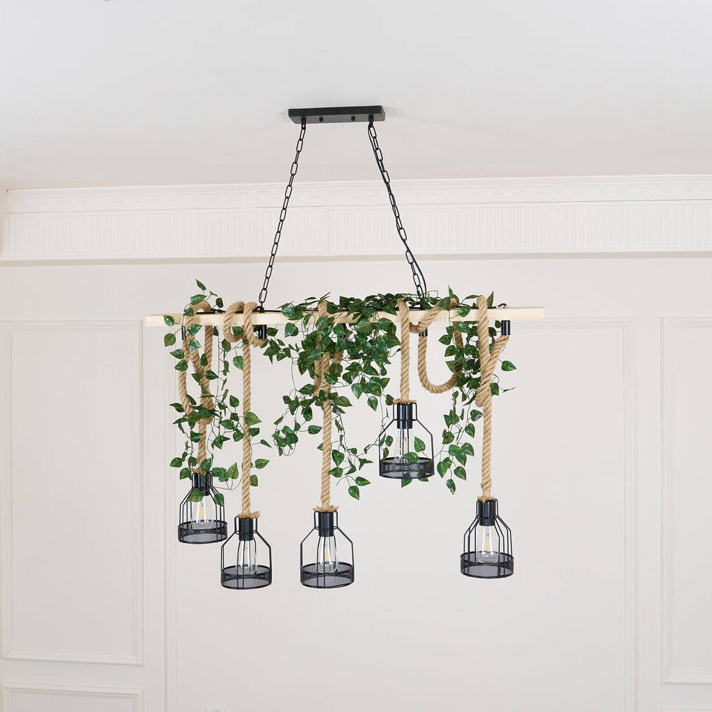 Tardenelia Rope Pendant Light-Moonnatur