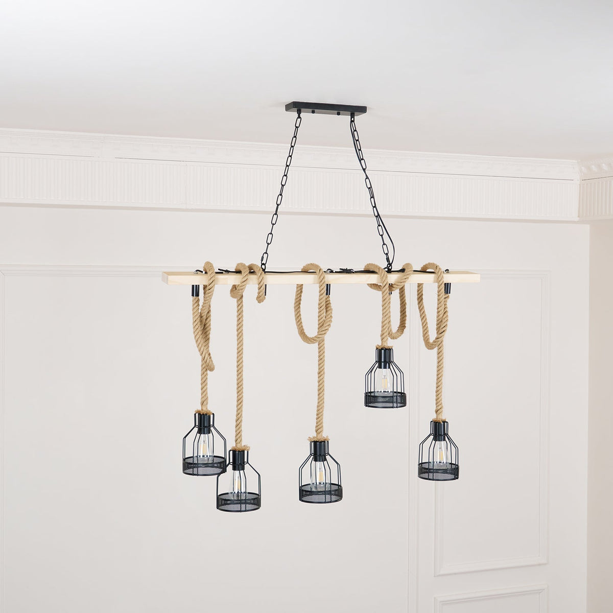 Tardenelia Rope Pendant Light-Moonnatur